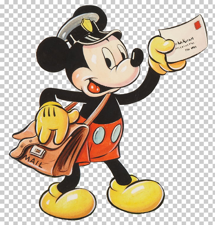 Mickey Mouse Disney Mail Email , Mailman s PNG clipart.