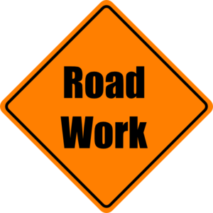 Construction clipart road repair, Construction road repair.