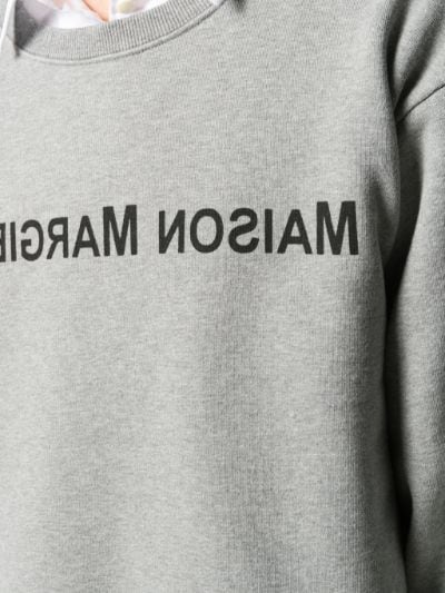 reversed logo oversized sweatshirt.