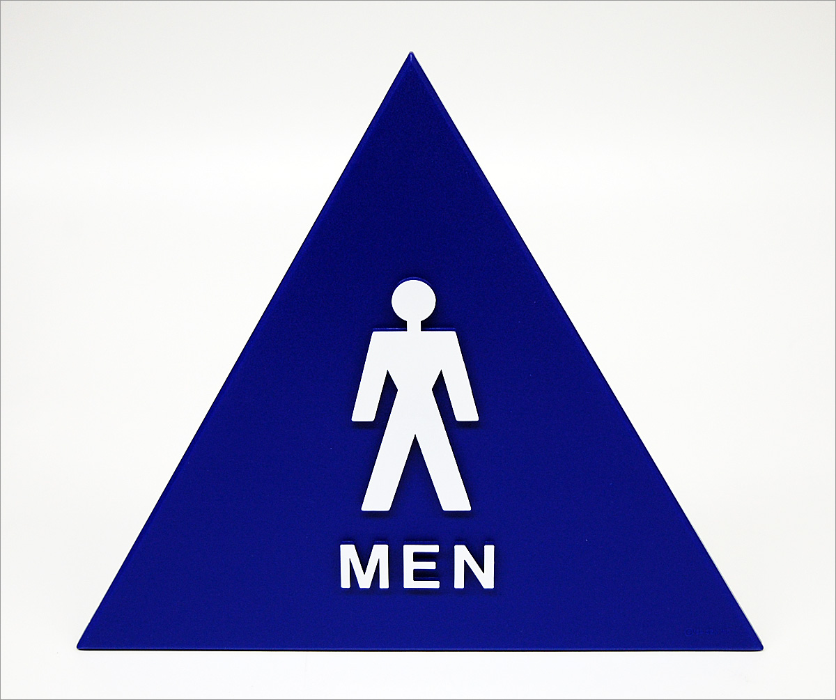 Mens Bathroom Sign.