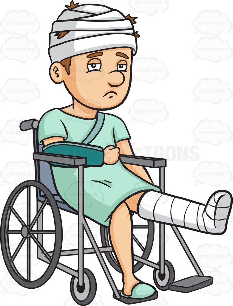 1183 Wheelchair free clipart.