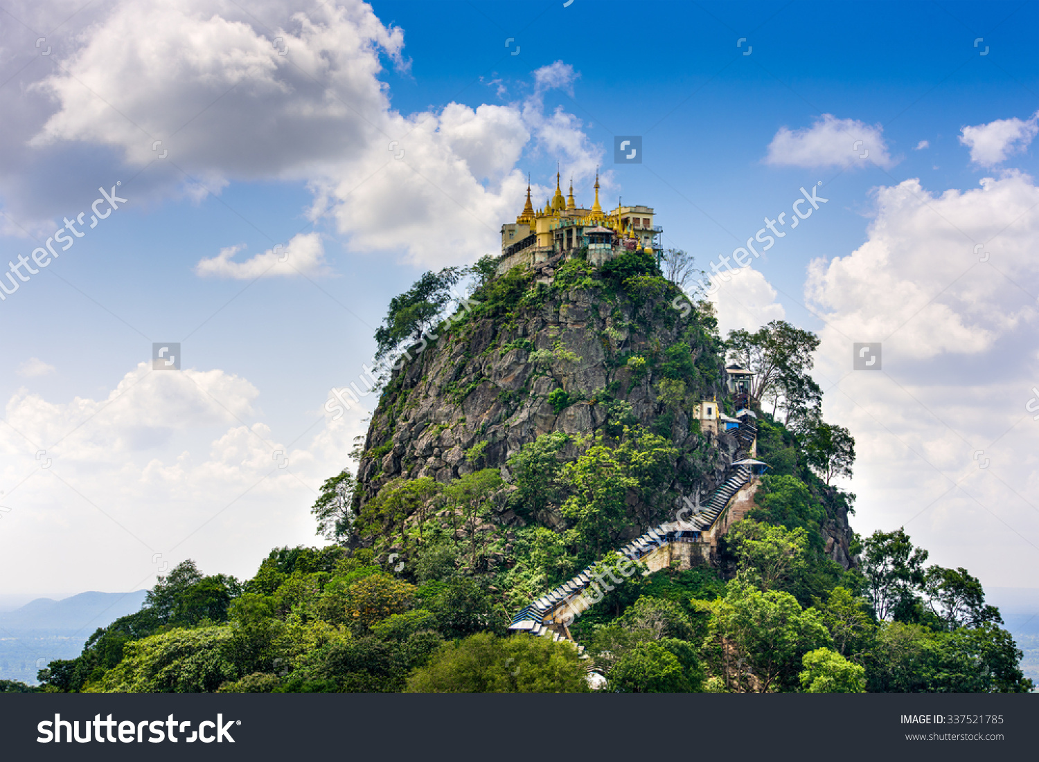 Mt. Popa, Mandalay Division, Myanmar. Stock Photo 337521785.