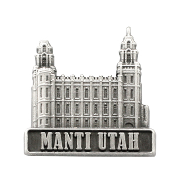 Manti Utah Temple Pin.