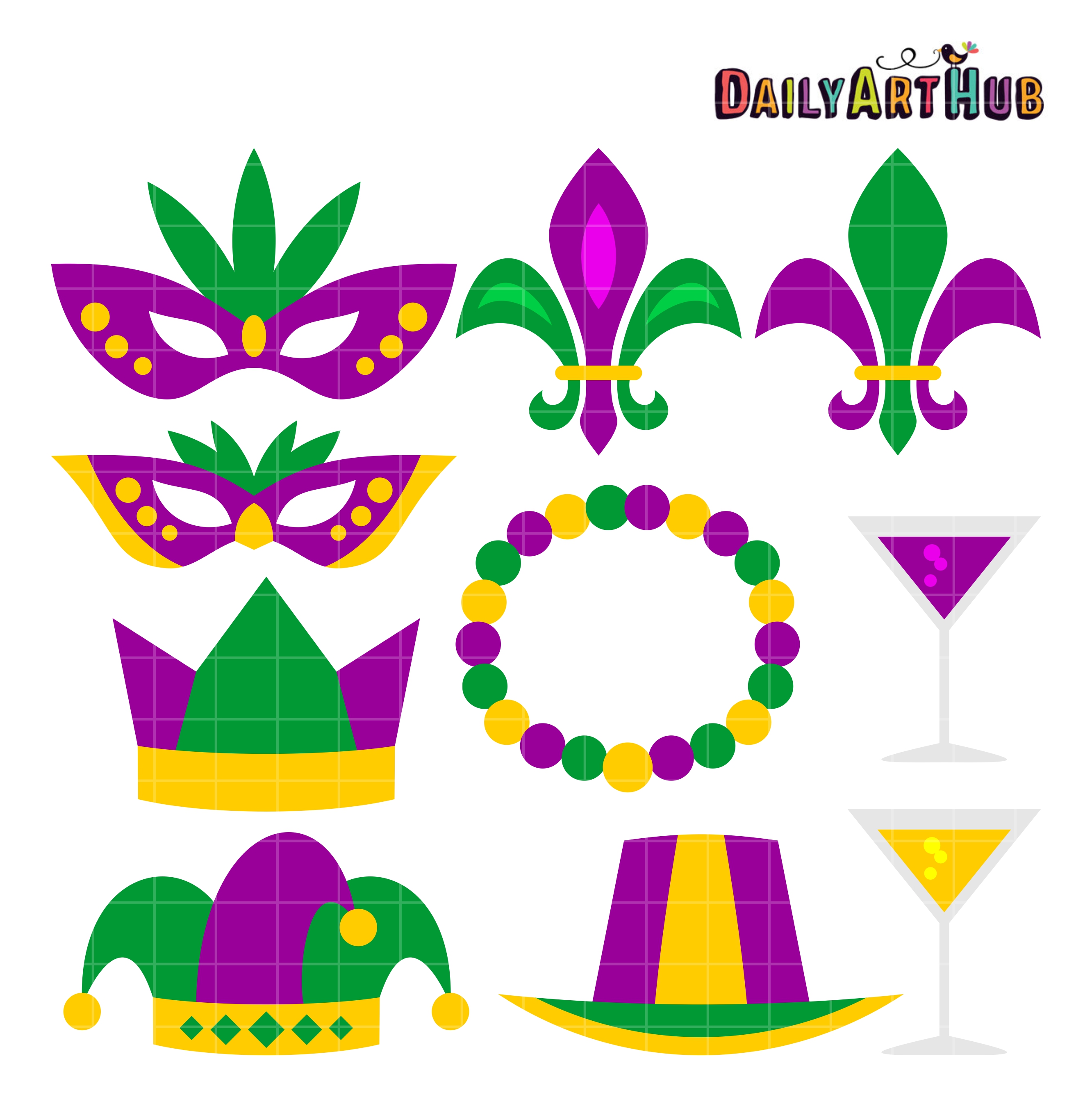 Mardi gras clip art images.