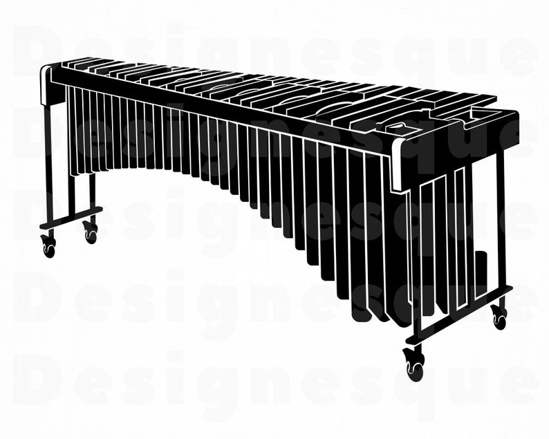 Marimba SVG, Marimba Clipart, Marimba Files for Cricut, Marimba Cut Files  For Silhouette, Marimba Dxf, Marimba Png, Eps, Marimba Vector.