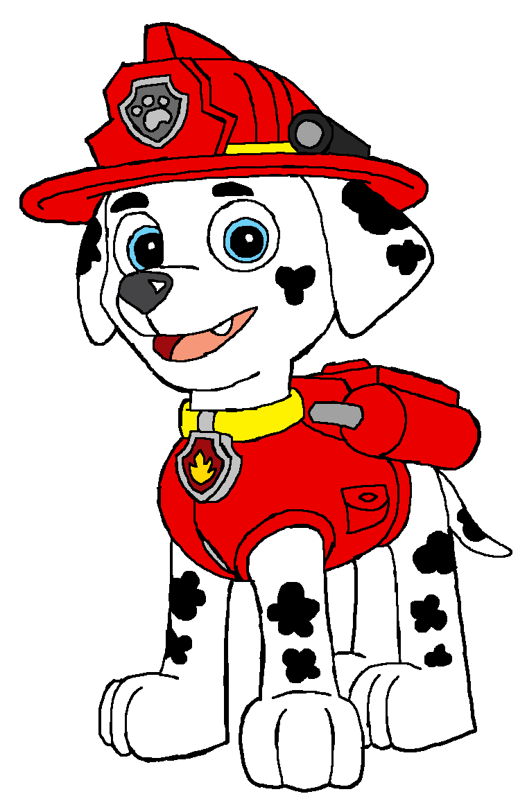 Paw patrol marshall clipart.