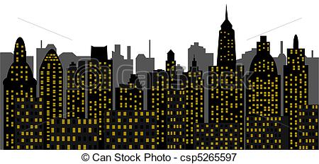 Vectors Illustration of metropolis of recent time.