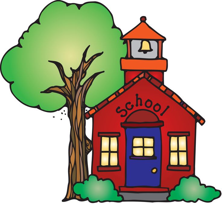 School house clipart melonheadz.