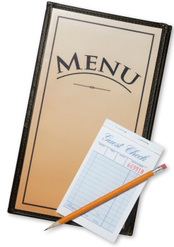 Food menu clipart free.