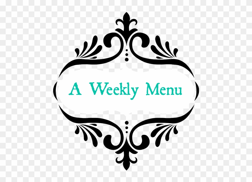 Week's Menu Clipart (#2472742).