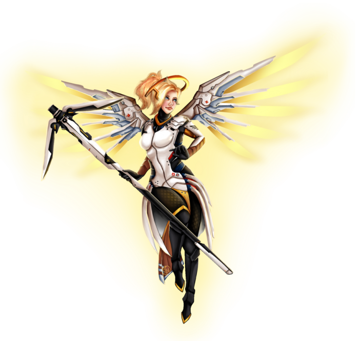 Mercy Overwatch Png Vector, Clipart, PSD.