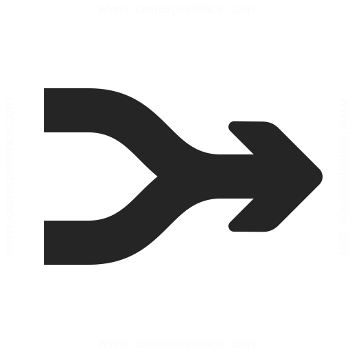 Arrow Merge Icon.