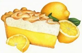 Lemon Meringue Pie Clipart.