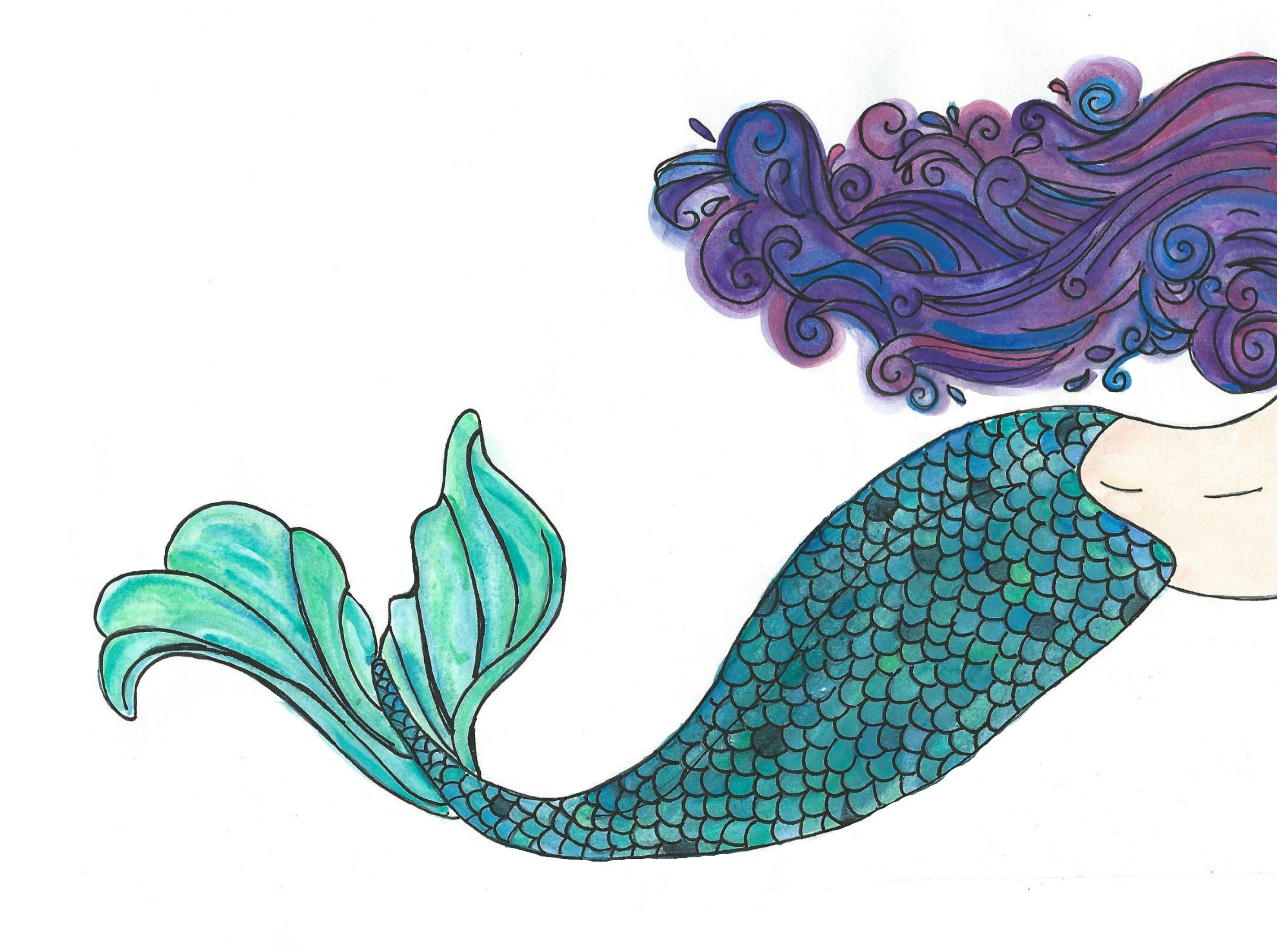 Mermaid Tail Clipart.