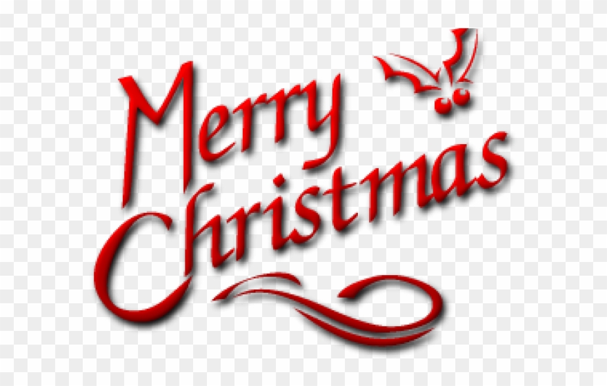 Merry Christmas Text Clipart Pnj.