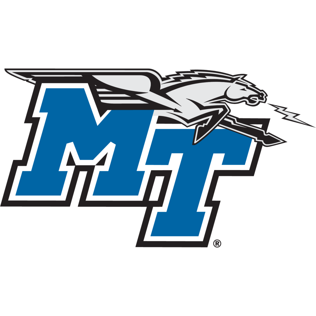 Middle Tennessee State Blue Raiders logo, Vector Logo of.