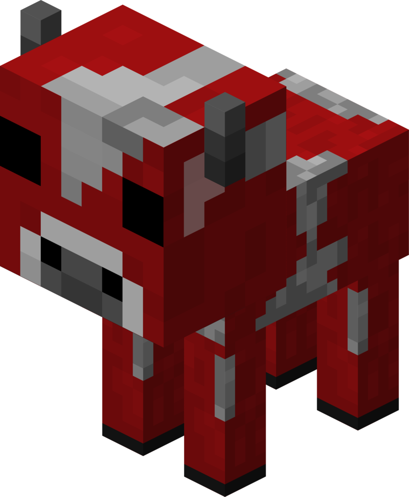 Minecraft Cow Clipart.