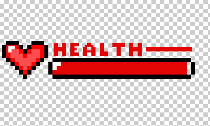 Health Minecraft Pixel art Video game, Health bar, health.