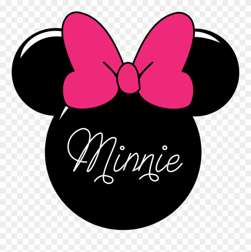 Minnie Mouse Silhouette Clip Art.