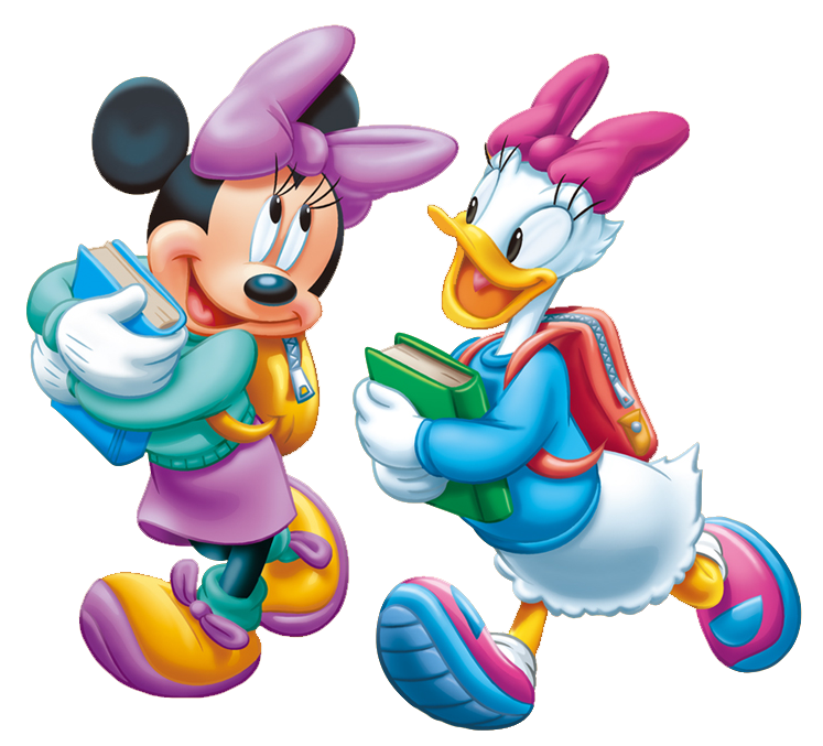 Minnie Daisy Together Clipart.