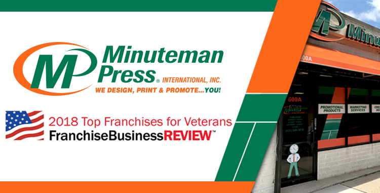 Minuteman Press International Named a Top Franchise for.