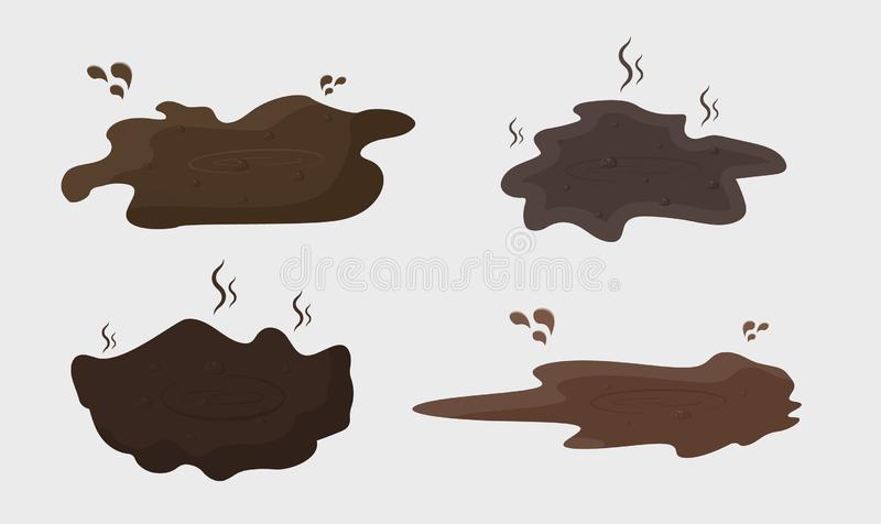 Mud Splash Stock Illustrations.