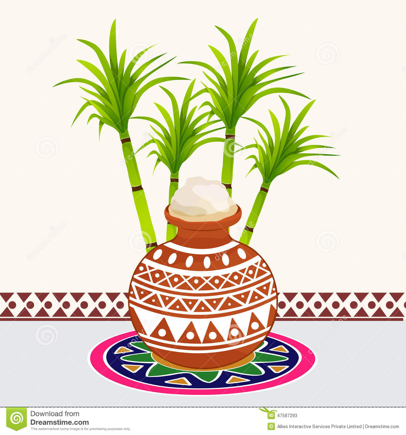 Pongal Paanai Clipart.