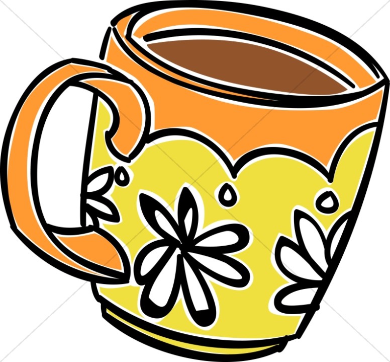 Tall Coffee Mug Clipart.