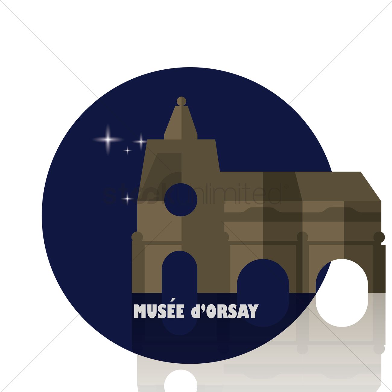 Musee d'orsay Vector Image.