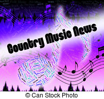 Country music news indicates folk song and musical.