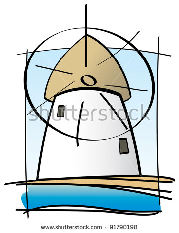 Mykonos Windmills Stock Vectors & Vector Clip Art.