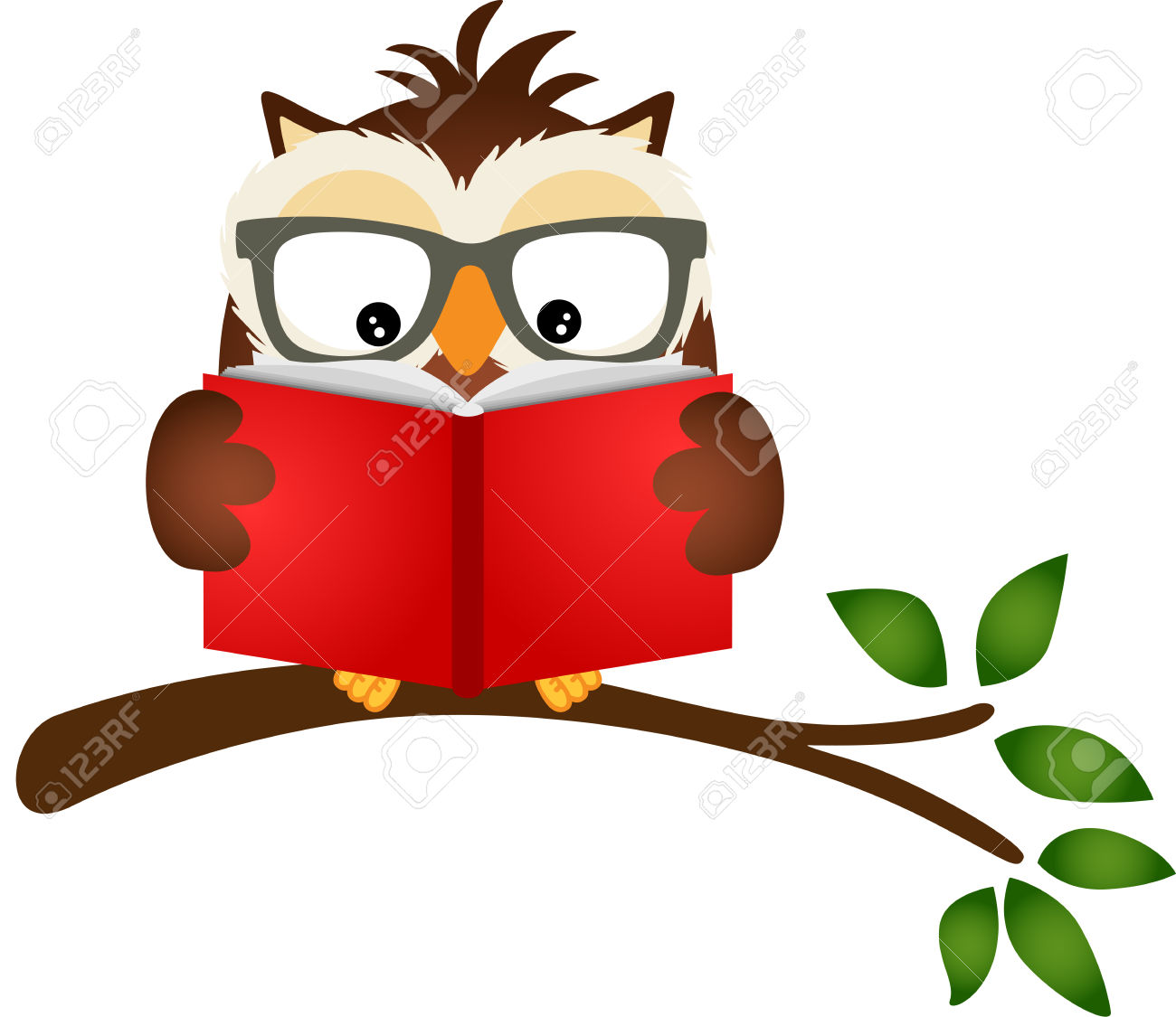 Best Owl Reading Clipart #21045.