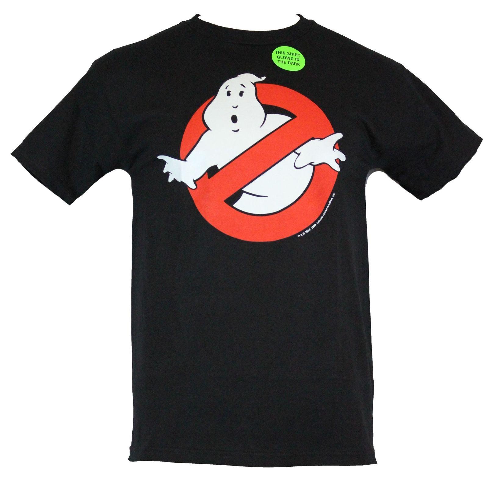 Ghostbusters Mens T Shirt Classic No Ghost Logo Glowing Image Shirts  Designer Designer White T Shirts From Cozyroam, &Price;.