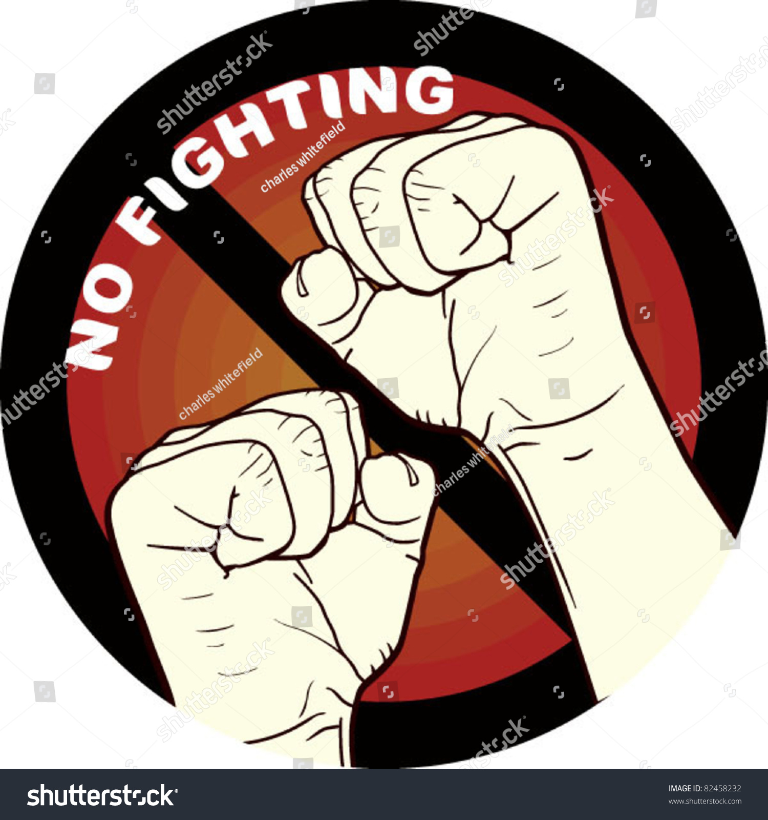 No Fighting Clipart.