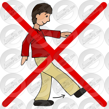 Download not run in the classroom clipart Clip art.