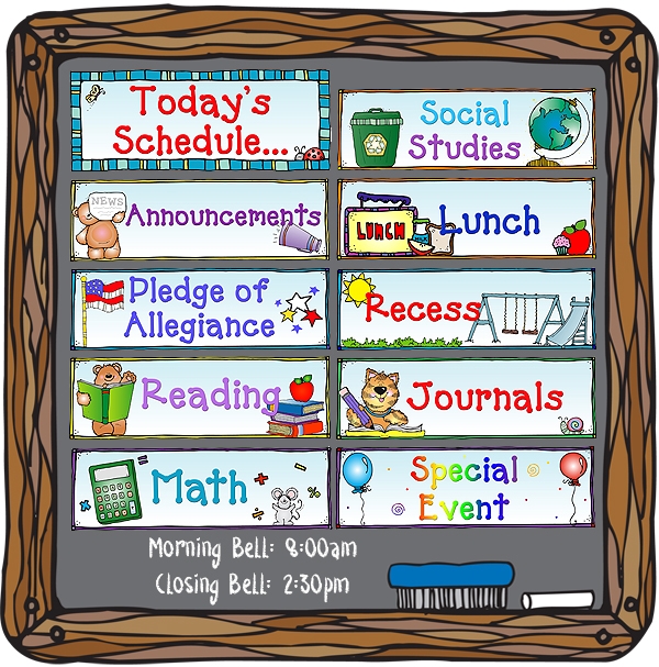 Schedule Clip Art Free.