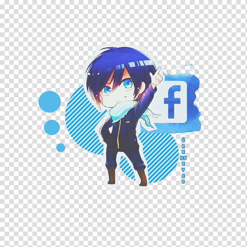 Logo Facebook Yato Noragami transparent background PNG.