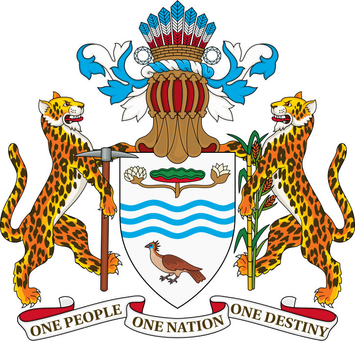 Coat of arms of Guyana.