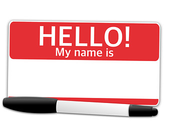 264 Name Tag free clipart.