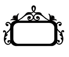 Name board clipart.