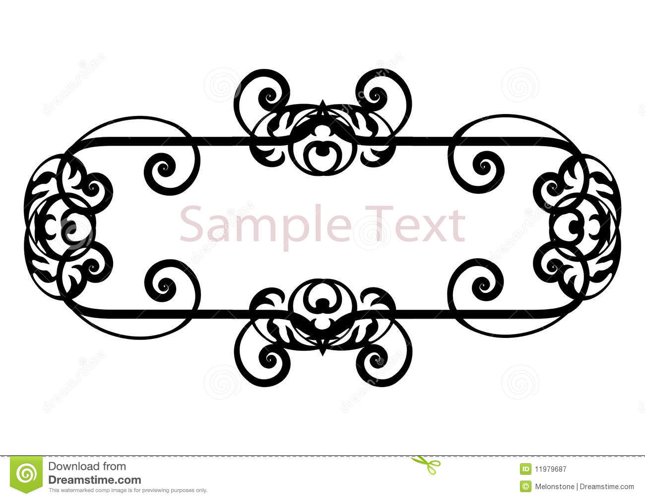 Name Plate Clipart Black And White.