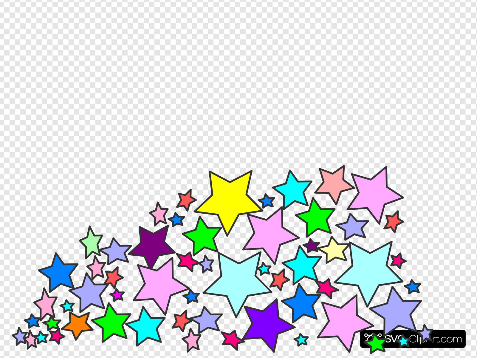 Multi Stars Nani Clip art, Icon and SVG.