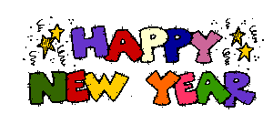 Christian new year day clipart.