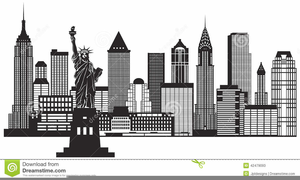 New York City Skyline Clipart Free.