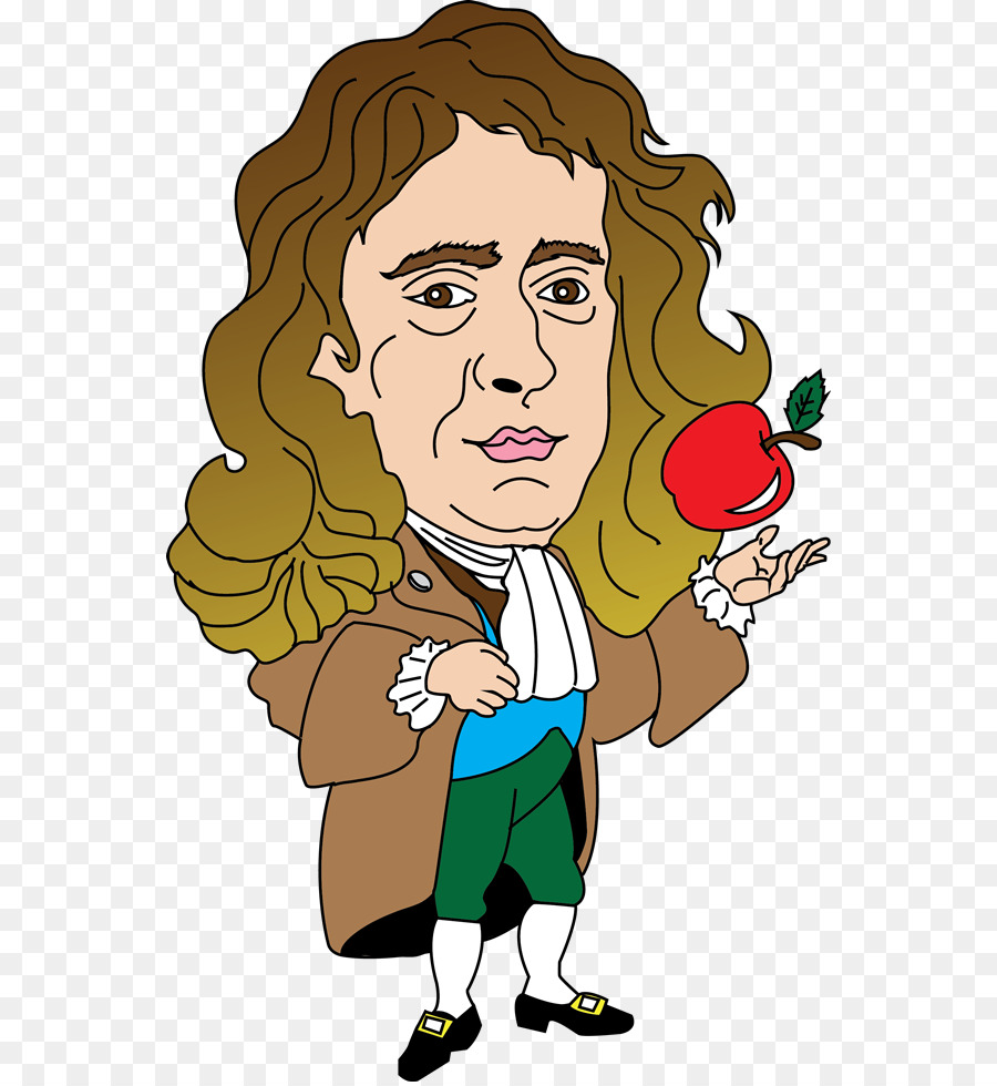 Isaac Newton Newtons laws of motion Clip art.