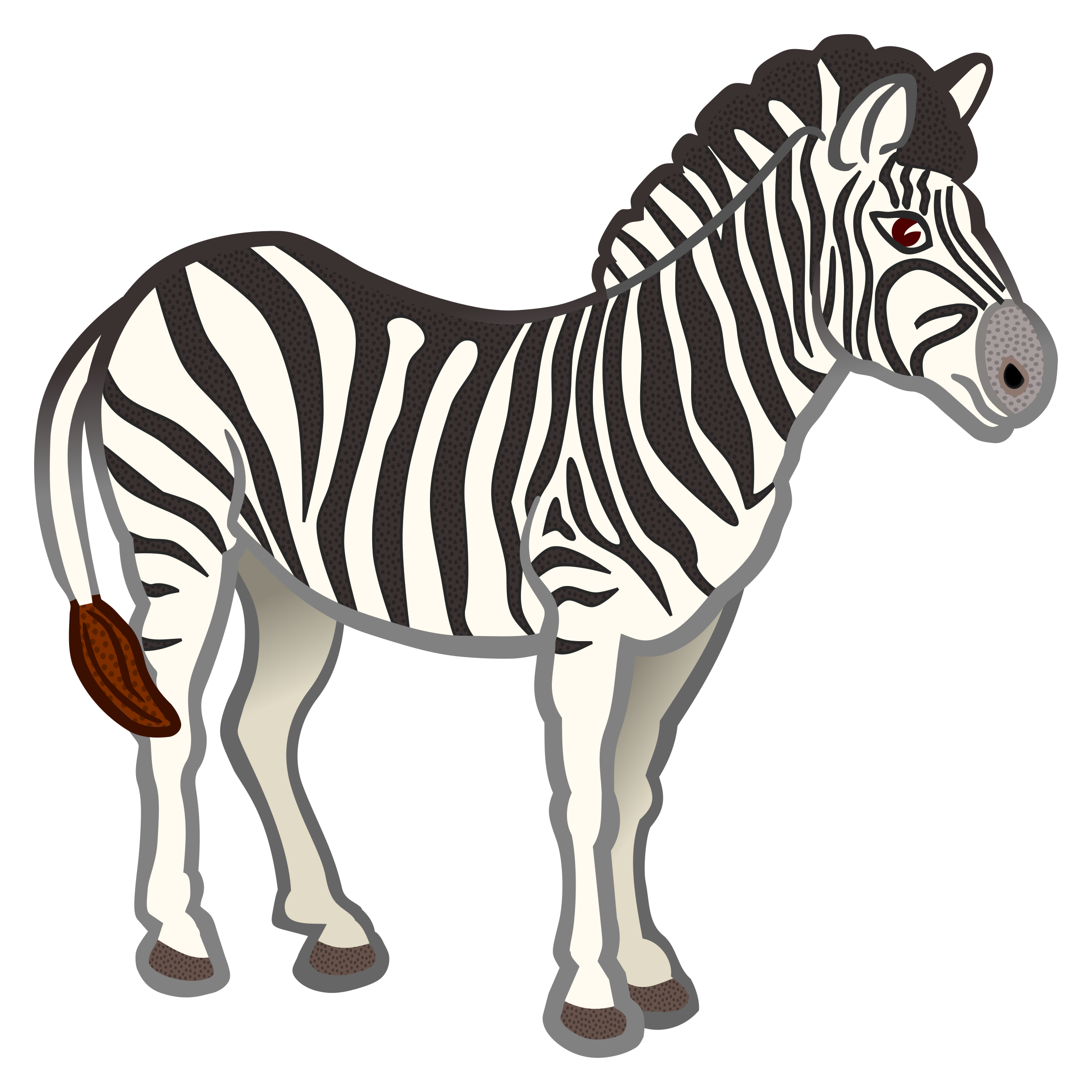 Zebra clip art at vector clip art free image.