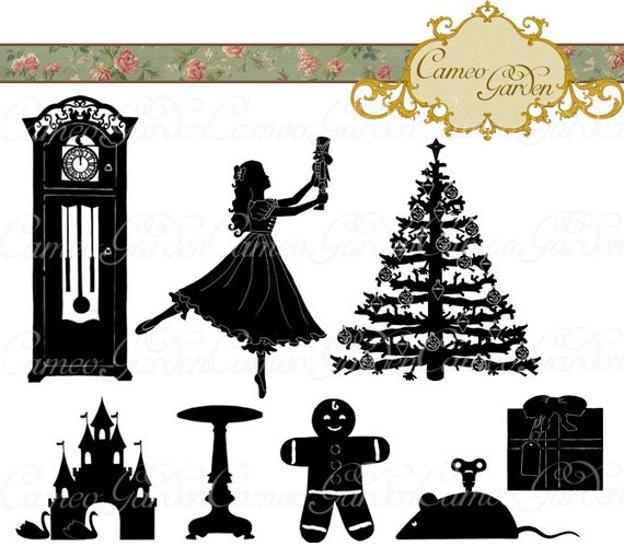 Silhouette The Nutcracker Clipart.