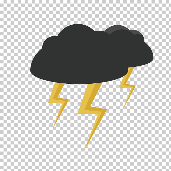 Nubes negras PNG Clipart.