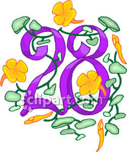 Number 28 clipart 6 » Clipart Station.