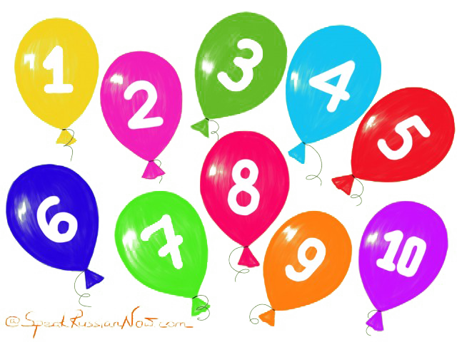 1 to 10 Numbers PNG Transparent Images.